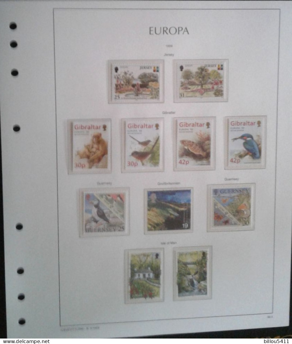 EUROPA 1994 à 2001 Neuf**  COLLECTION  en Album MAC