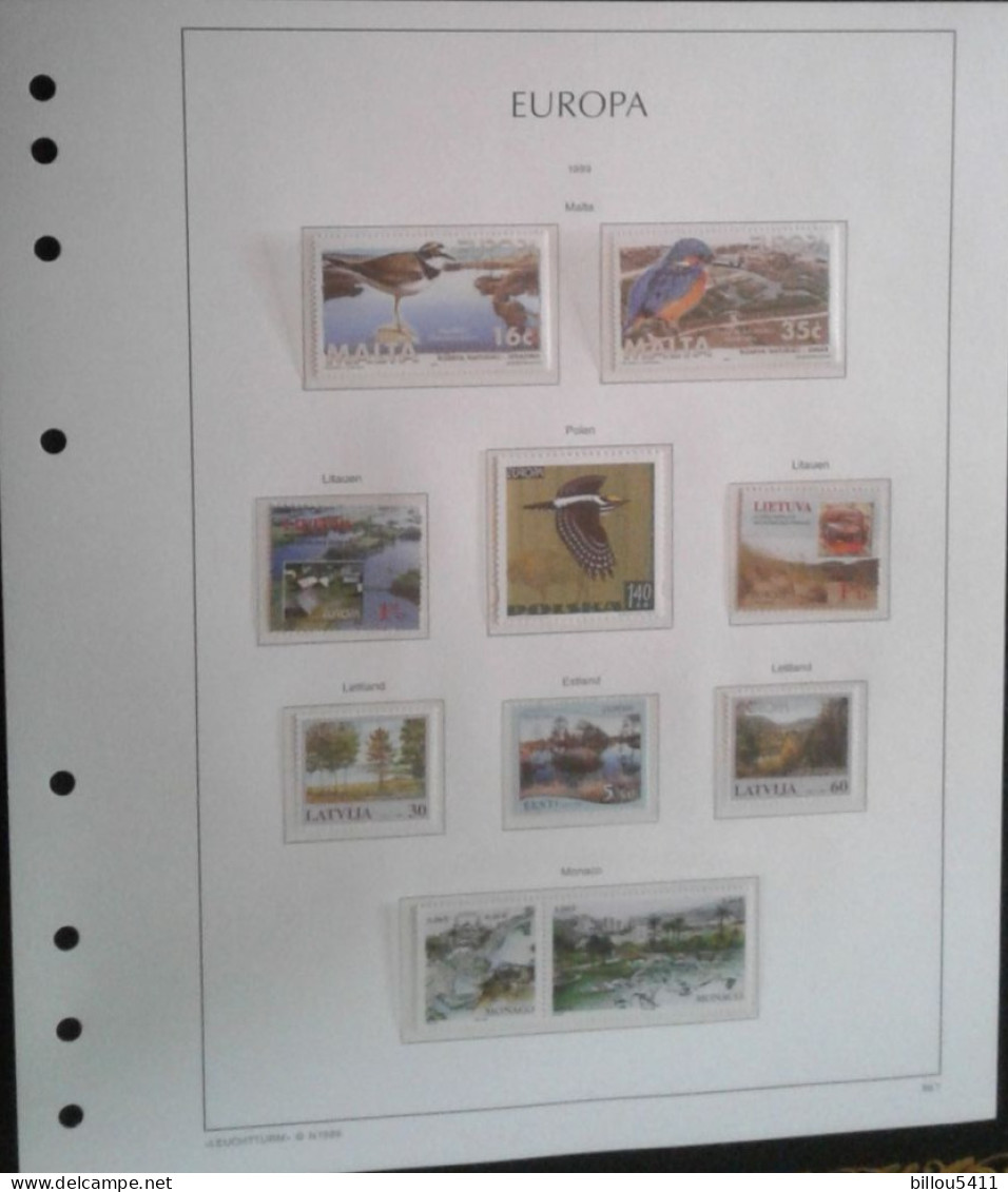 EUROPA 1994 à 2001 Neuf**  COLLECTION  en Album MAC