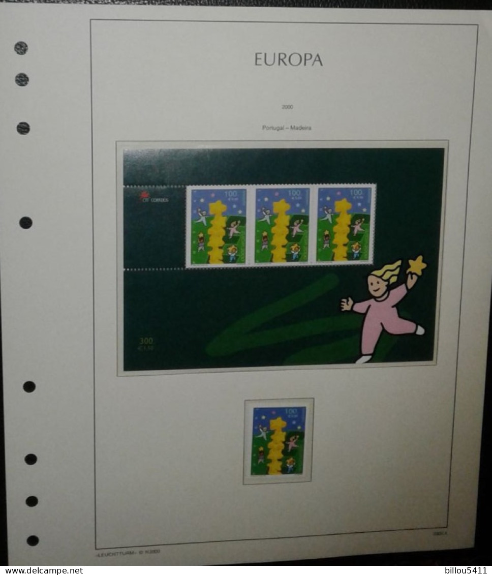 EUROPA 1994 à 2001 Neuf**  COLLECTION  en Album MAC