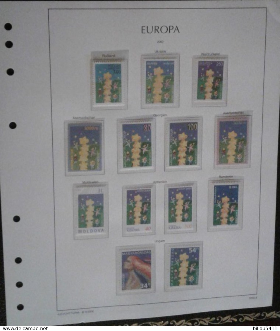 EUROPA 1994 à 2001 Neuf**  COLLECTION  en Album MAC