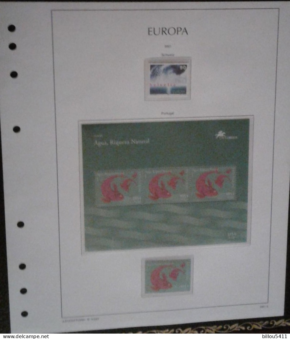 EUROPA 1994 à 2001 Neuf**  COLLECTION  en Album MAC