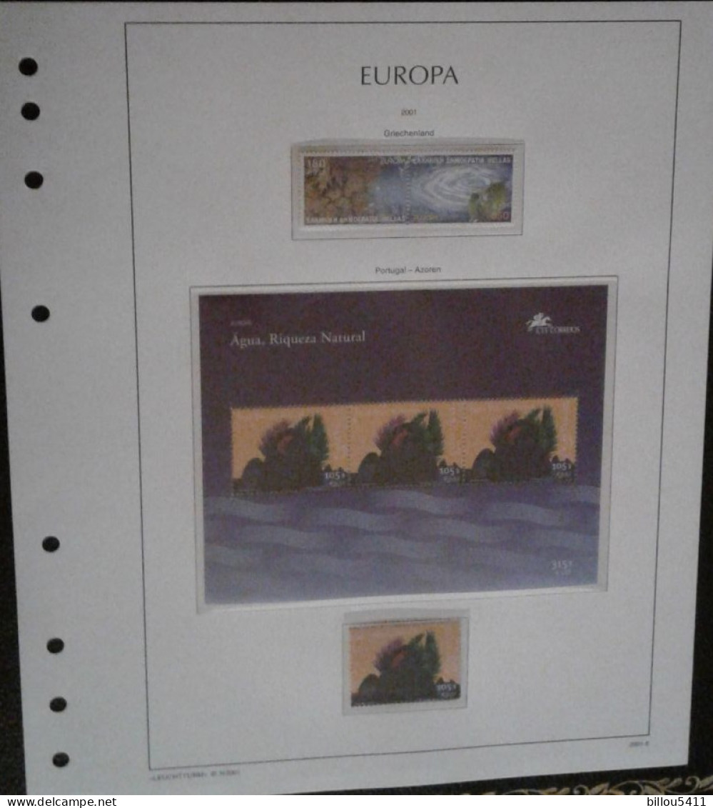 EUROPA 1994 à 2001 Neuf**  COLLECTION  en Album MAC