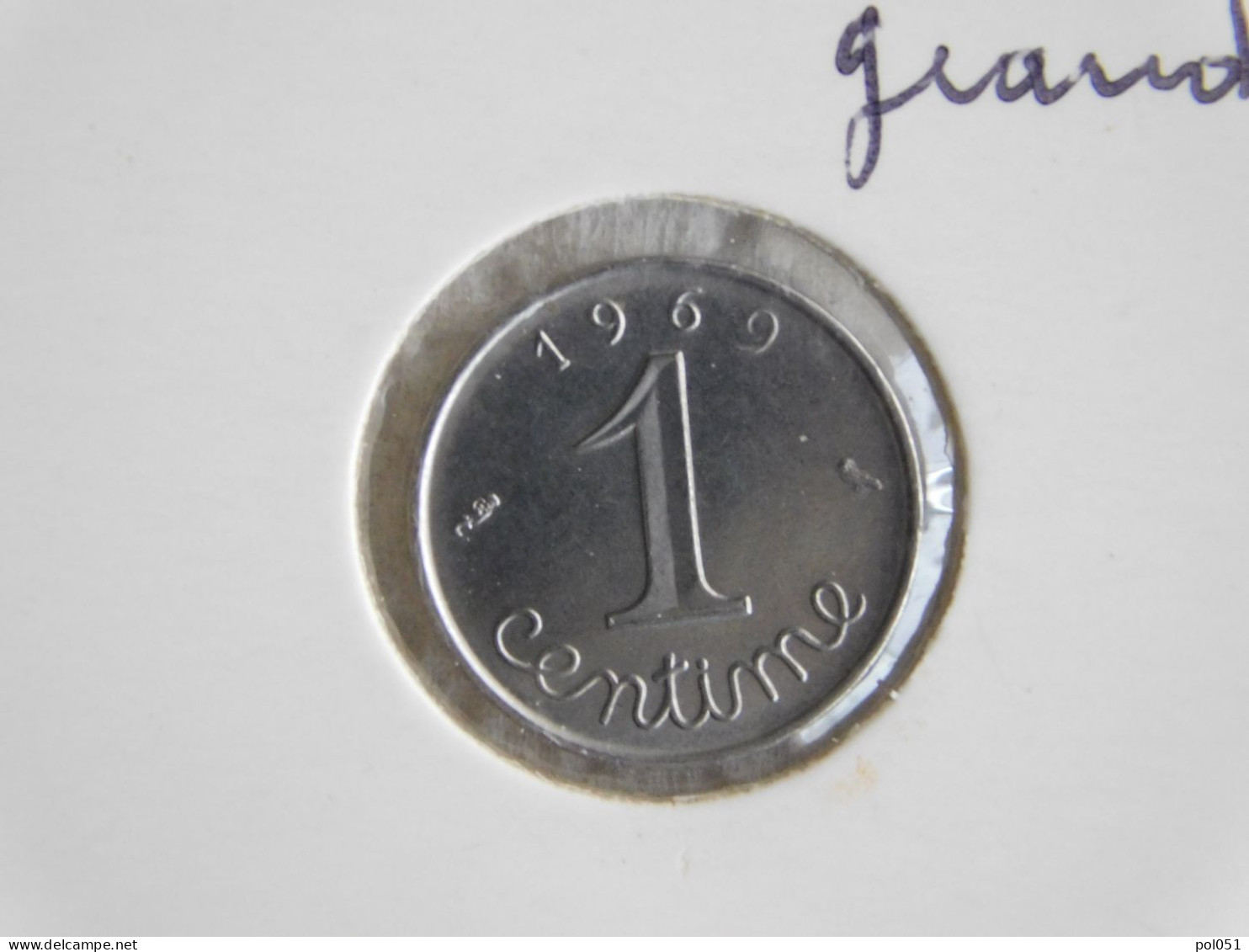 France 1 Centime 1969 Grand 9 Queue Longue (32) - 1 Centime