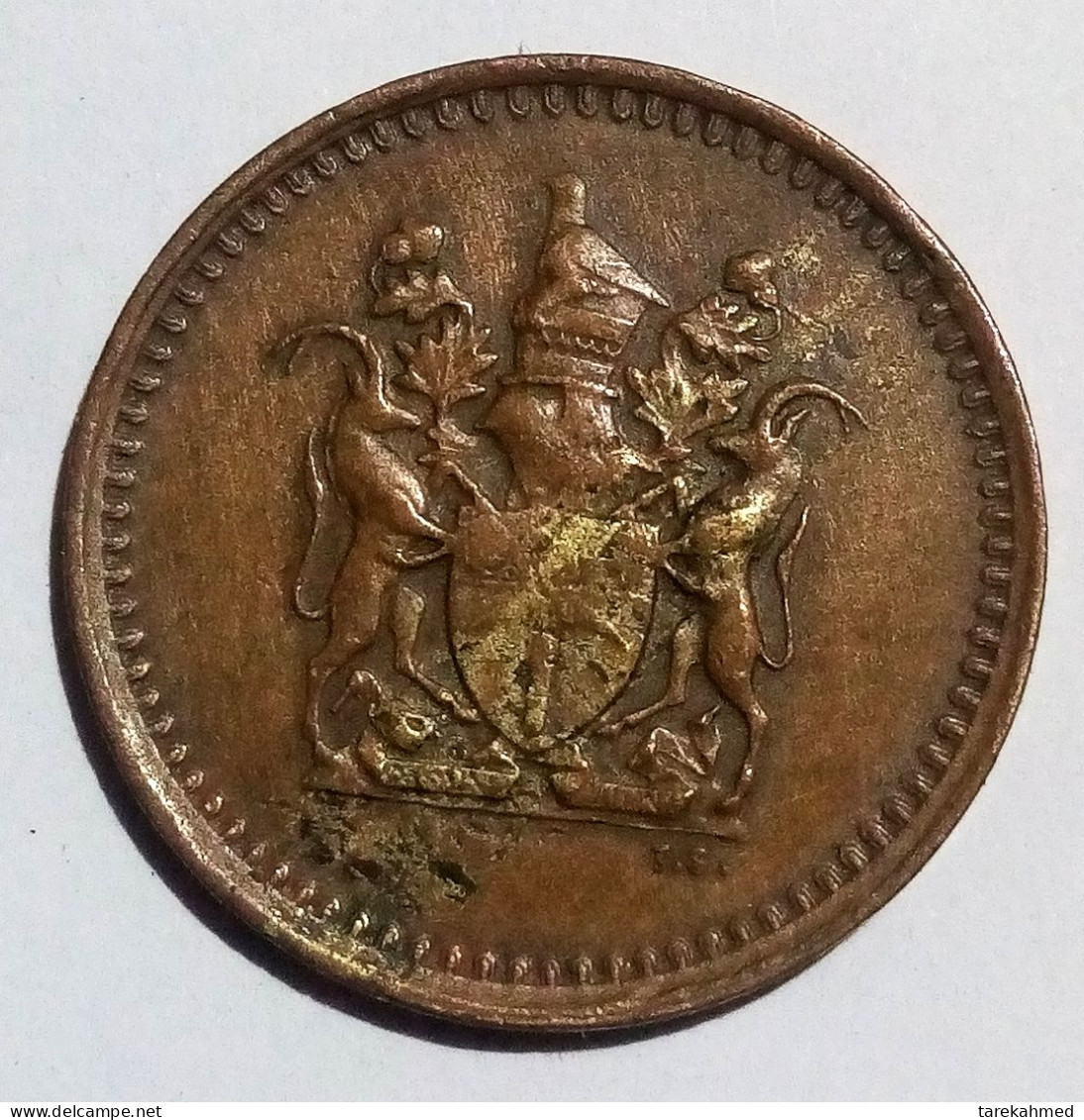 RHODESIA - 1 CENT , 1976 - KM 10 , Agouz - Rhodésie