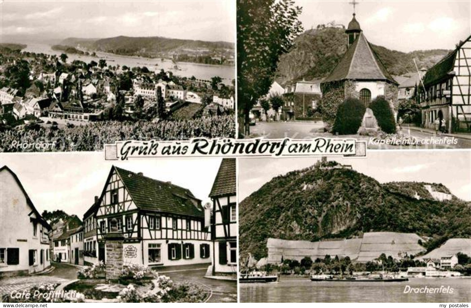 72893134 Rhoendorf Kapelle Drachenfels Cafe Profittlich Drachenfels Bad Honnef - Bad Honnef