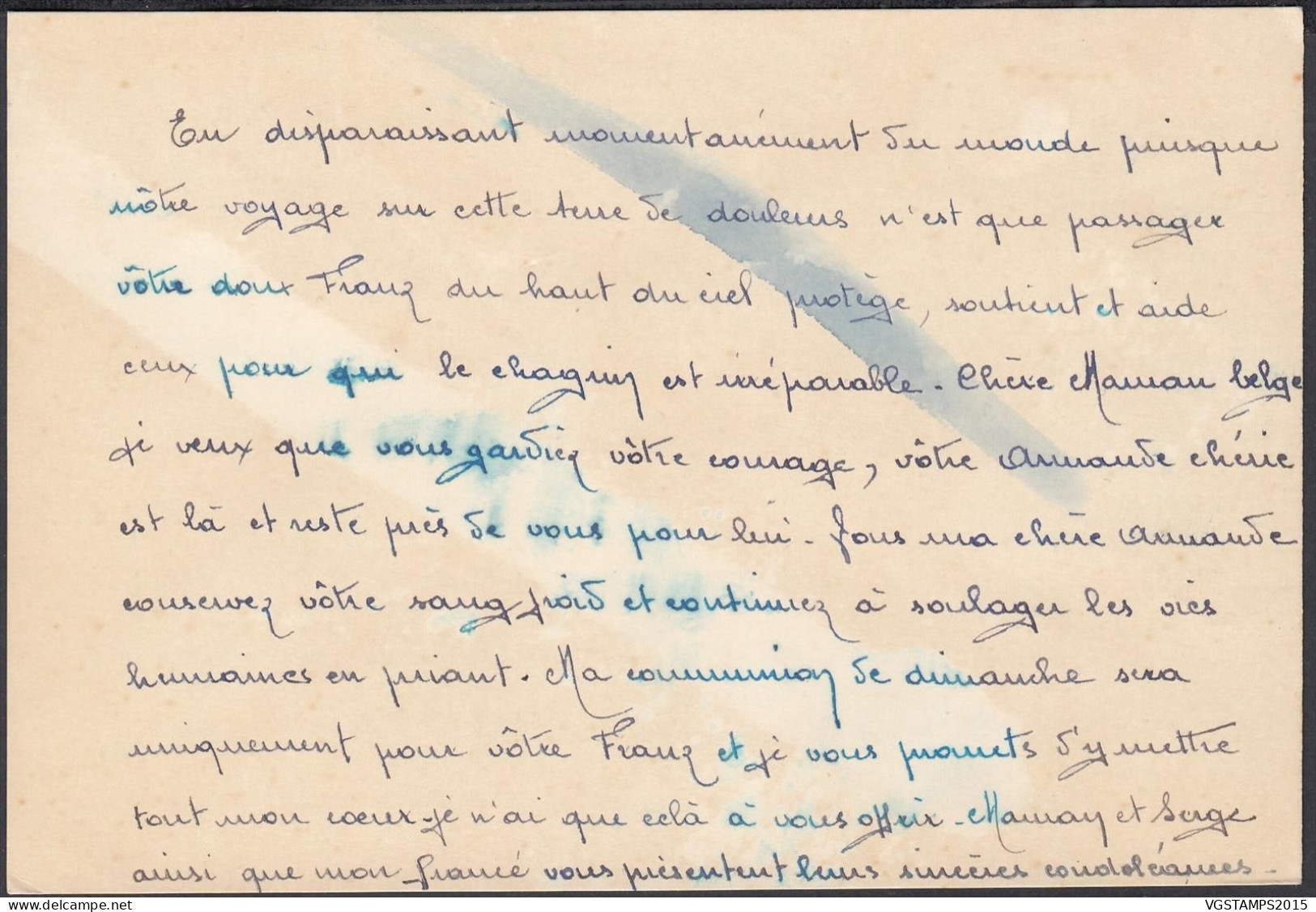 France 1943 - Lettre De Paris à Destination Charleroi-Belgique. Avec Contenu. Censurée.... (EB) DC-12473 - Oblitérés