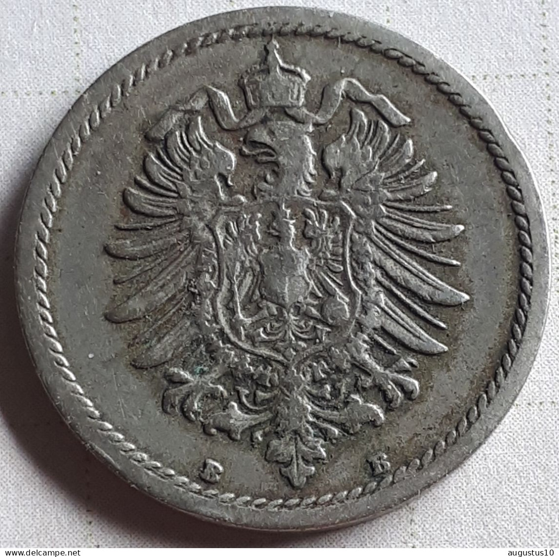 DEUTSCHLAND / GERMANY : 5 PFENNIG 1875 A KM 3 Alm..UNC ! - 5 Pfennig