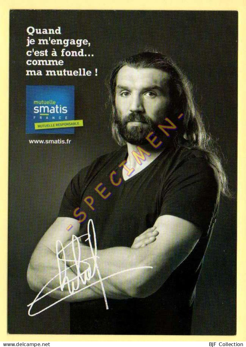 Sébastien Chabal / Smatis (signature Imprimé Sur La Carte) - Rugby