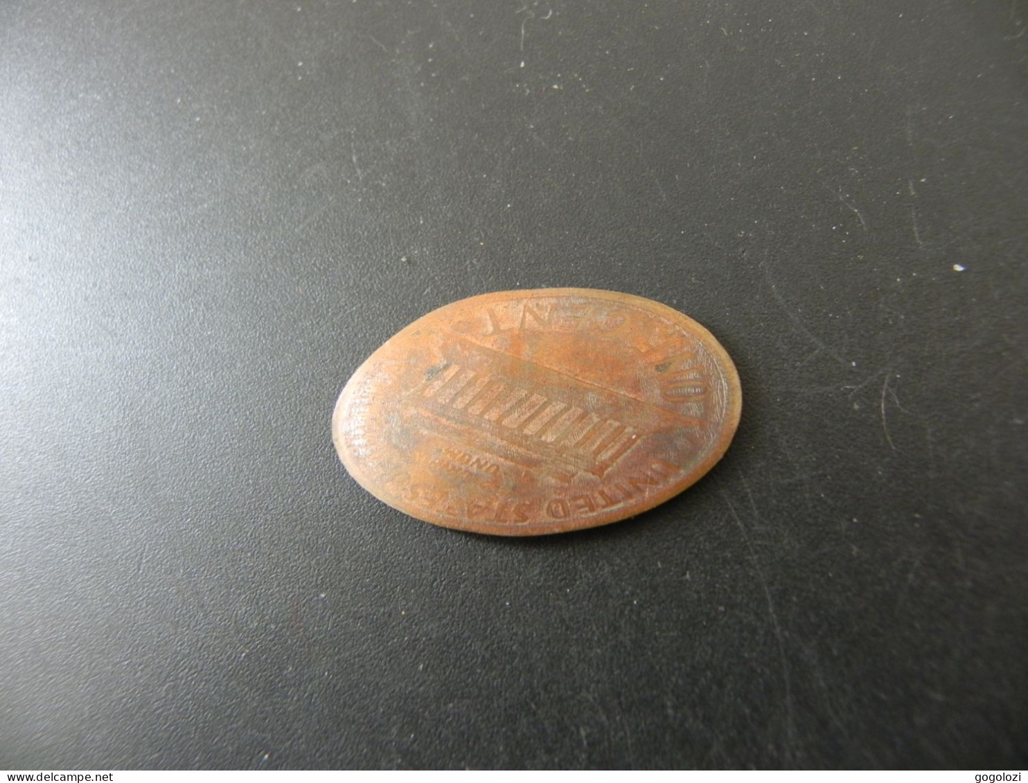 Jeton Token - Elongated Cent - USA - Golden Gate Bridge - San Francisco - Souvenirmunten (elongated Coins)