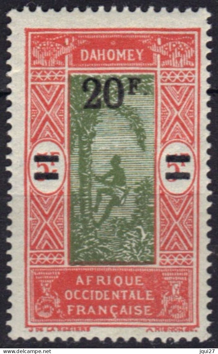 Dahomey N° 84 * - Unused Stamps