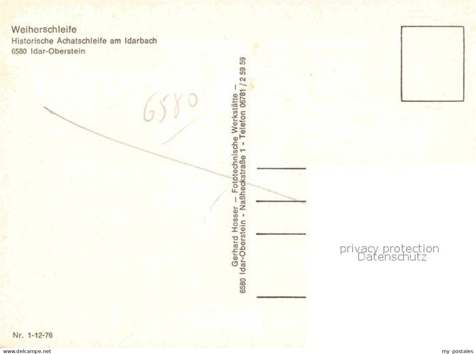 72819733 Idar-Oberstein Weiherschleife  Idar-Oberstein - Idar Oberstein