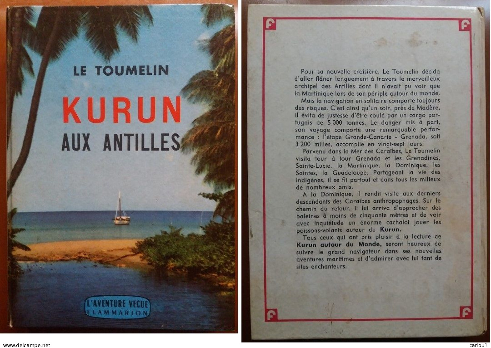 C1 MER Le Toumelin KURUN AUX ANTILLES Relie EPUISE Voile ILLUSTRE  Port Inclus France - Otros & Sin Clasificación
