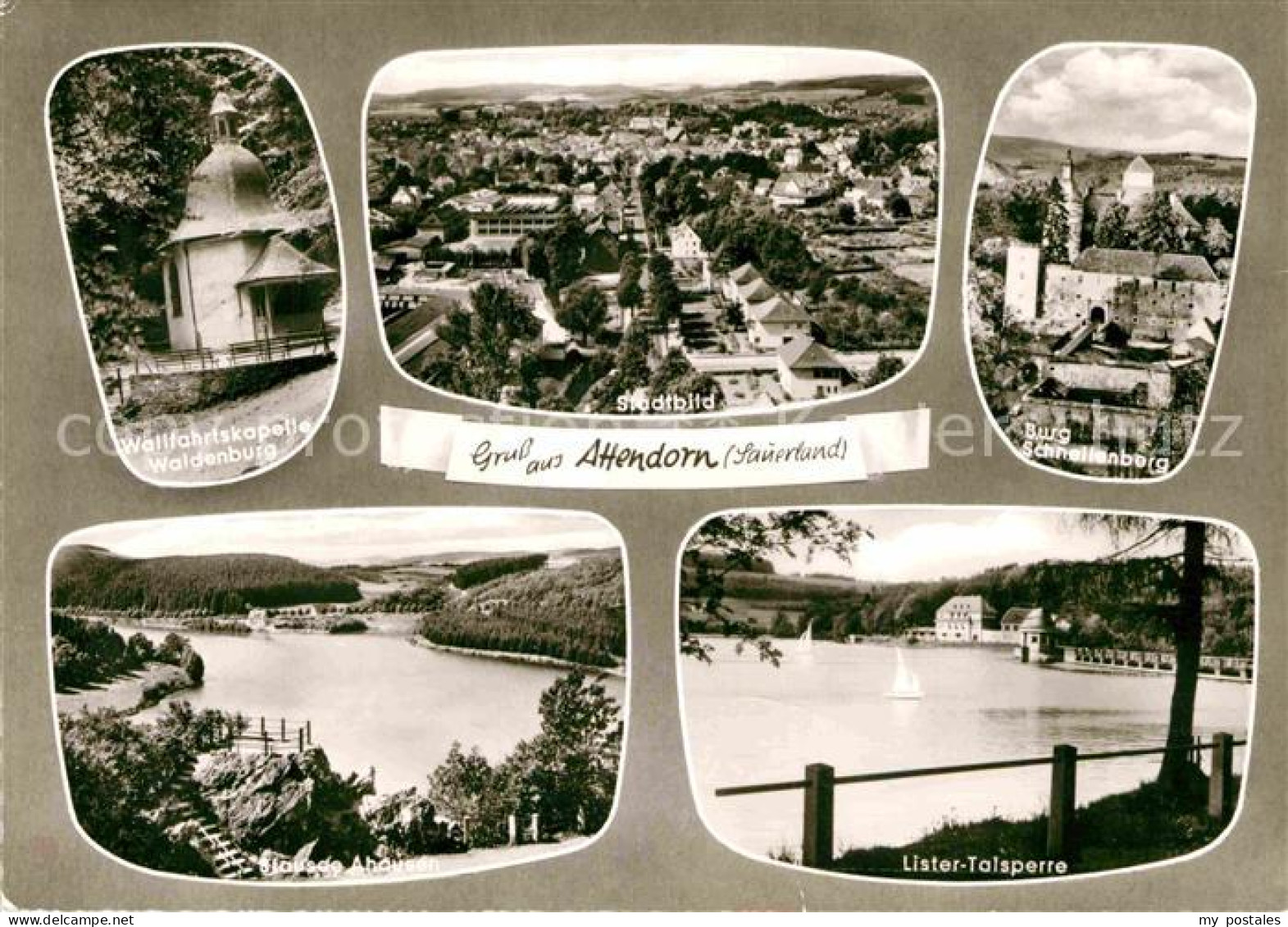 72819407 Attendorn Burg Schnellenberg Lister Talsperre Waldenburg Attendorn - Attendorn