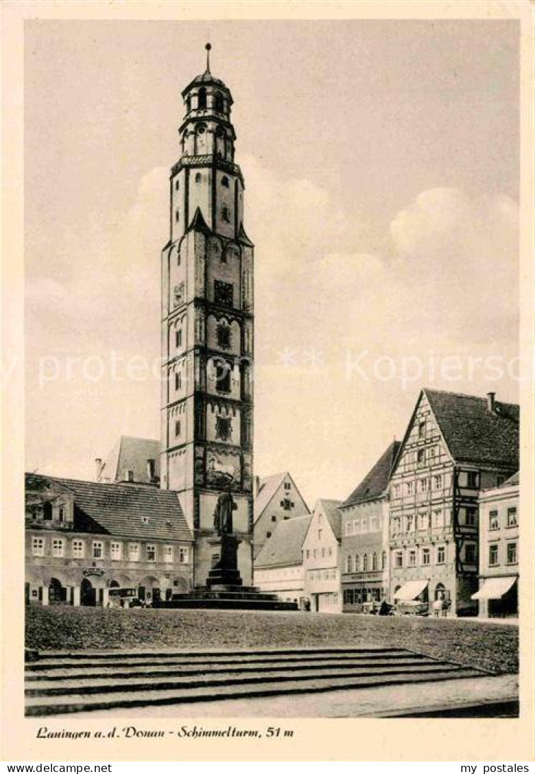 72819393 Lauingen Donau Schimmelturm Lauingen (Donau) - Lauingen