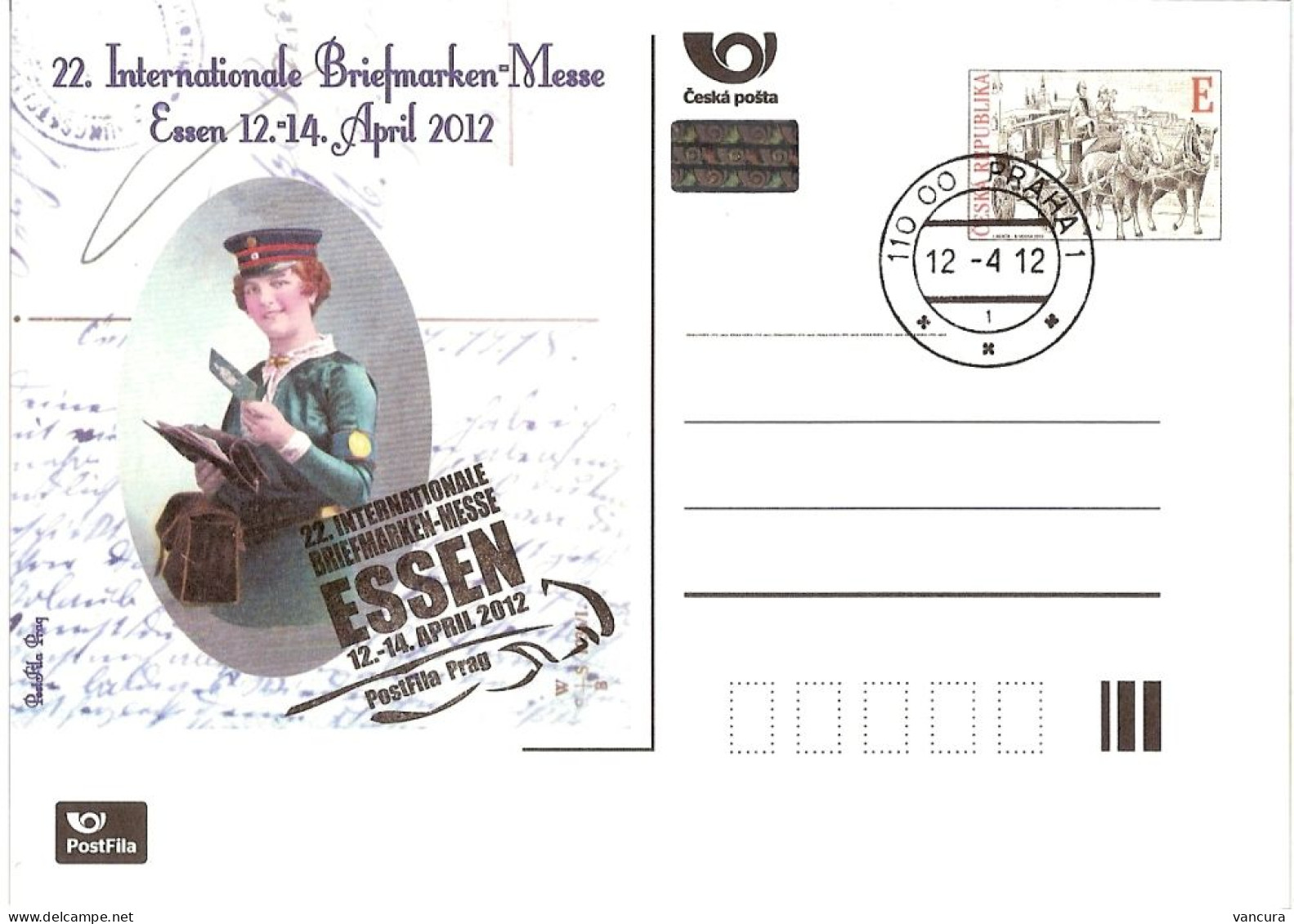 CDV A 190 Czech Republic Essen Stamp Exhibition 2012 - Cartes Postales