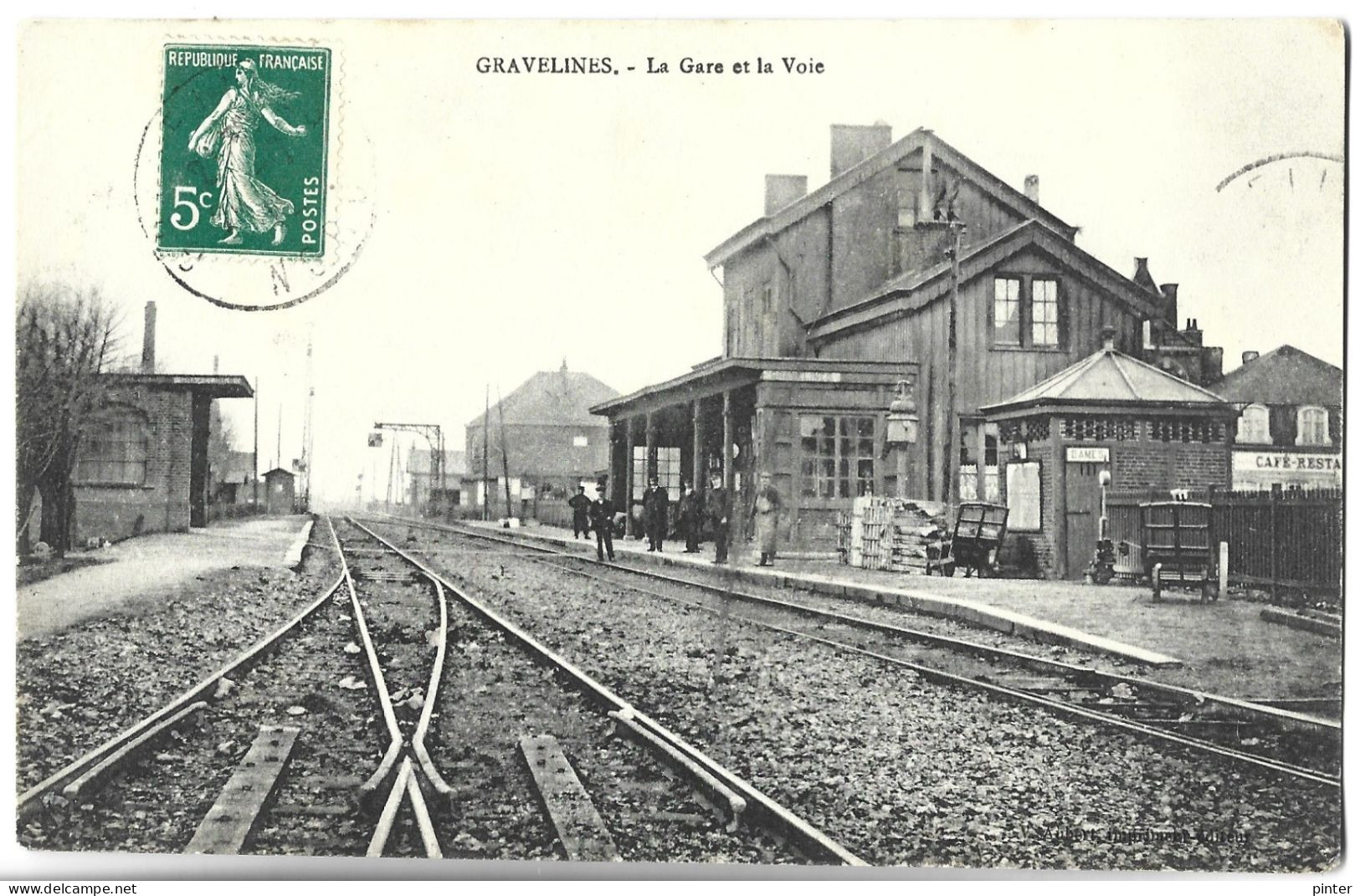 GRAVELINES - La Gare Et La Voie - Gravelines