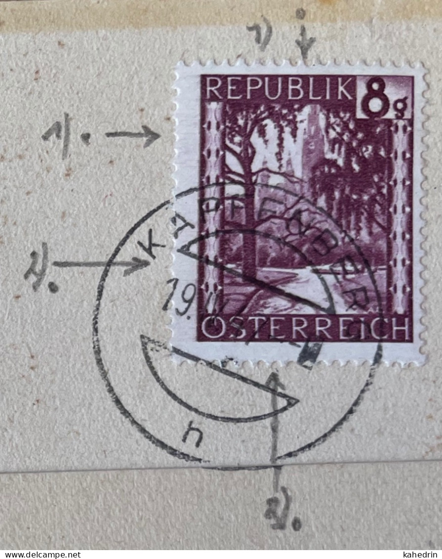 Österreich / Austria 1947 Plattenfehler / Druckzufälligkeit Mi. # 743, Bitte Lesen! - Varietà & Curiosità