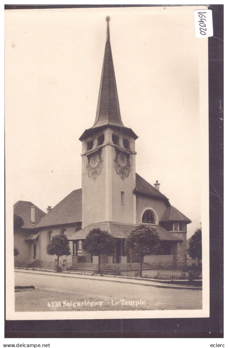 SAIGNELEGIER - LE TEMPLE - TB - Saignelégier