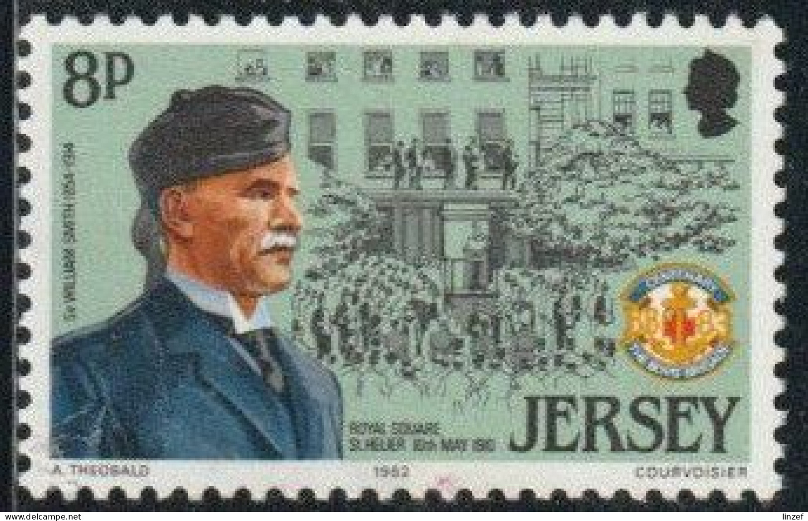 Jersey 1982 Yv. N°282 - Scoutisme - 8p Sir William Smith - Neuf ** - Jersey