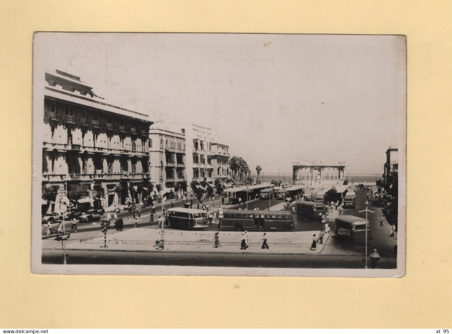 Egypte - Alexandrie - 1959 - Carte Postale Destination Italie - Briefe U. Dokumente