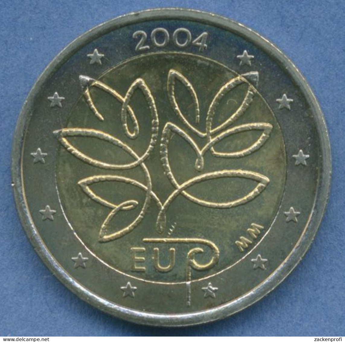 Finnland 2 Euro 2004 EU-Erweiterung, Lose In Kapsel, St (m1486) - Finland
