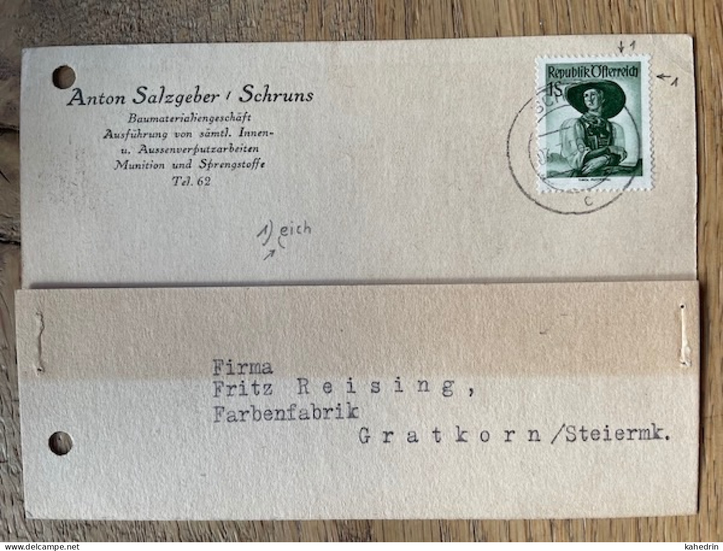 Österreich / Austria 1956, Plattenfehler / Druckzufälligkeit Mi. # 912: Weißer Strich Unter 'e' - Variétés & Curiosités