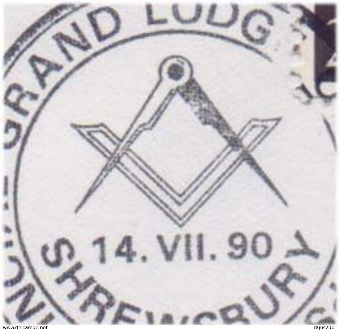 Sir Offley Wakeman Provincial Grand Lodge Of Shropshire, Lodge No 478, True Masonic, Freemasonry, Mason, Britain Cover - Freimaurerei