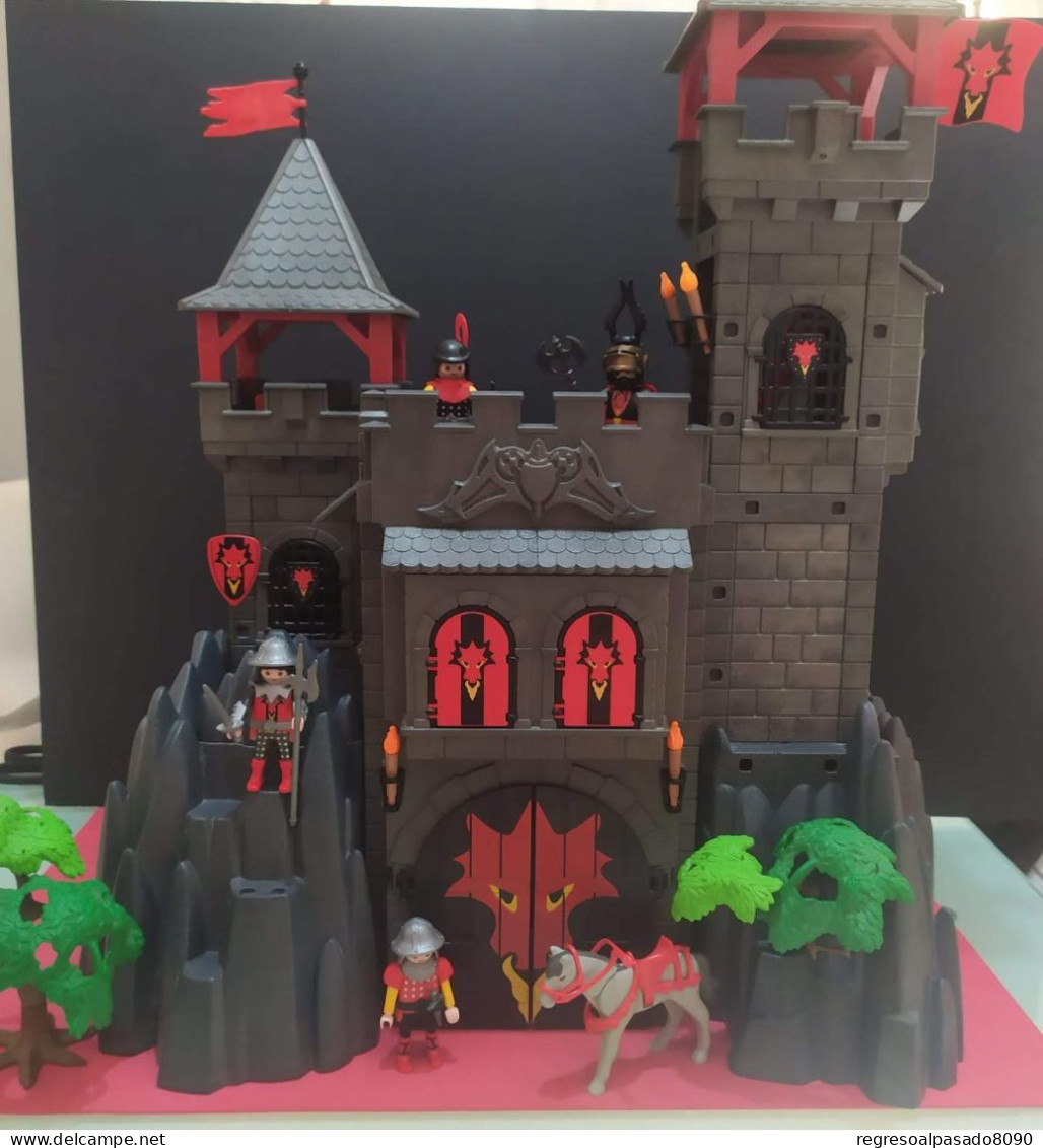 Figuras Castillo Del Dragon Fortaleza Medieval Playmobil Geobra Famobil - Playmobil