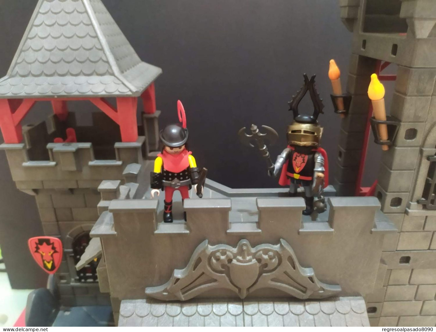 Figuras Castillo Del Dragon Fortaleza Medieval Playmobil Geobra Famobil - Playmobil