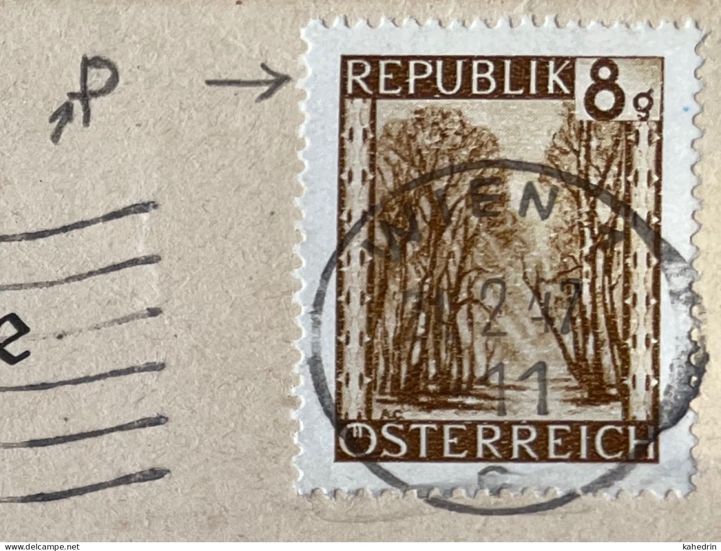 Österreich / Austria 1947, Plattenfehler / Druckzufälligkeit Mi. # 742: Weißer Strich In 'P' - Varietà & Curiosità