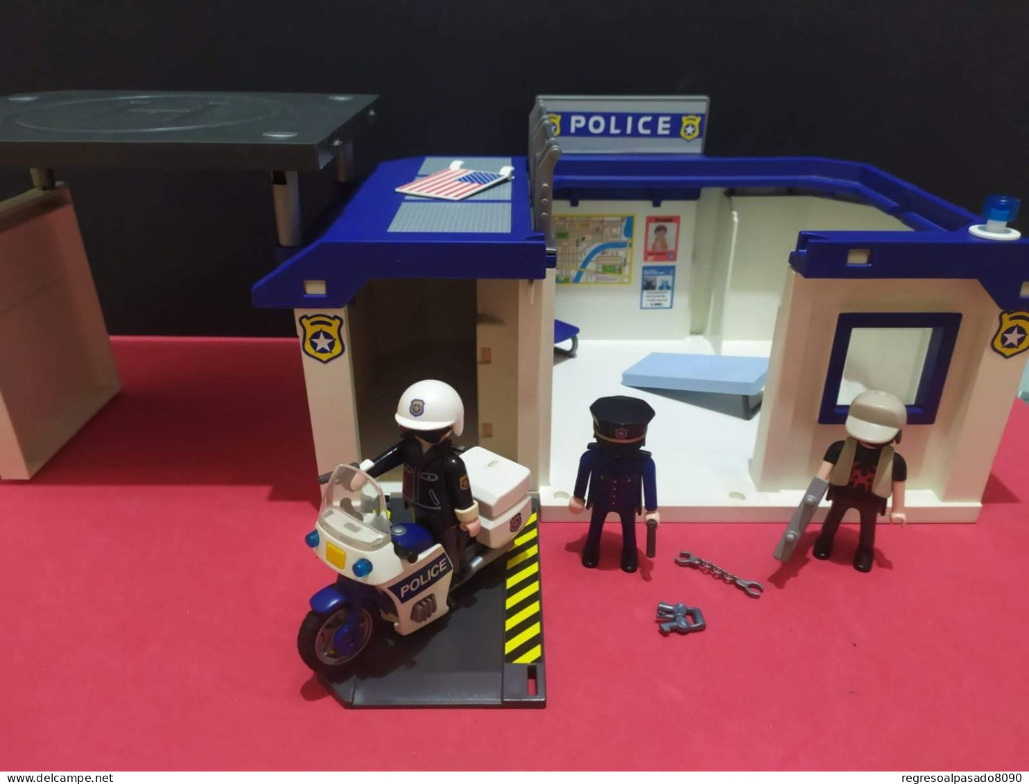 Maletin Comisaria De Policia Playmobil Geobra Famobil Ref 5917 - Playmobil