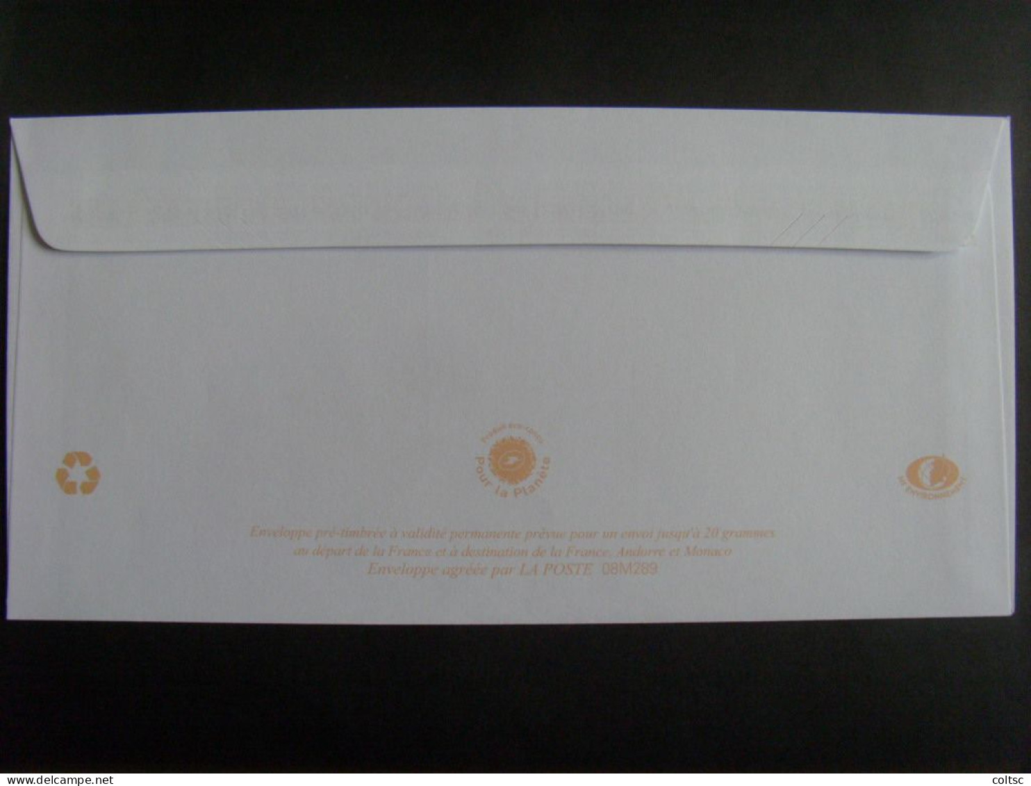 64- PAP TSC Arbre à Lettres à Fenêtre, CIC, Agr. 08M289, Patte Autocollante, Intérieur Gris Uni, N - Prêts-à-poster:Stamped On Demand & Semi-official Overprinting (1995-...)