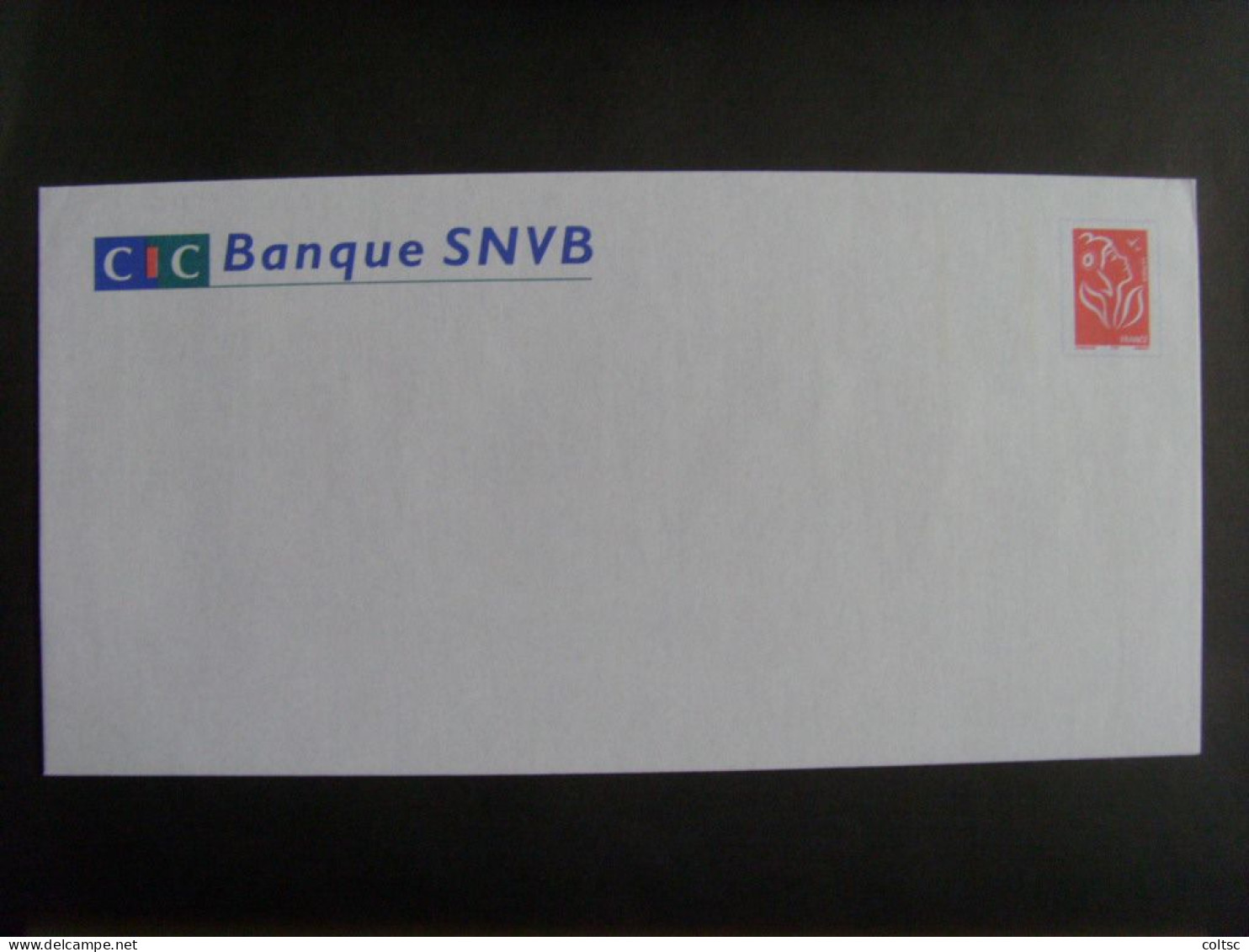 62- PAP TSC Lamouche ITVF CIC Banque SNVB, Sans Précasage, Agr. 0500951, Patte Autocollante,intérieur Bleu Foncé, N - Listos A Ser Enviados: TSC Y Transplantados Semioficiales