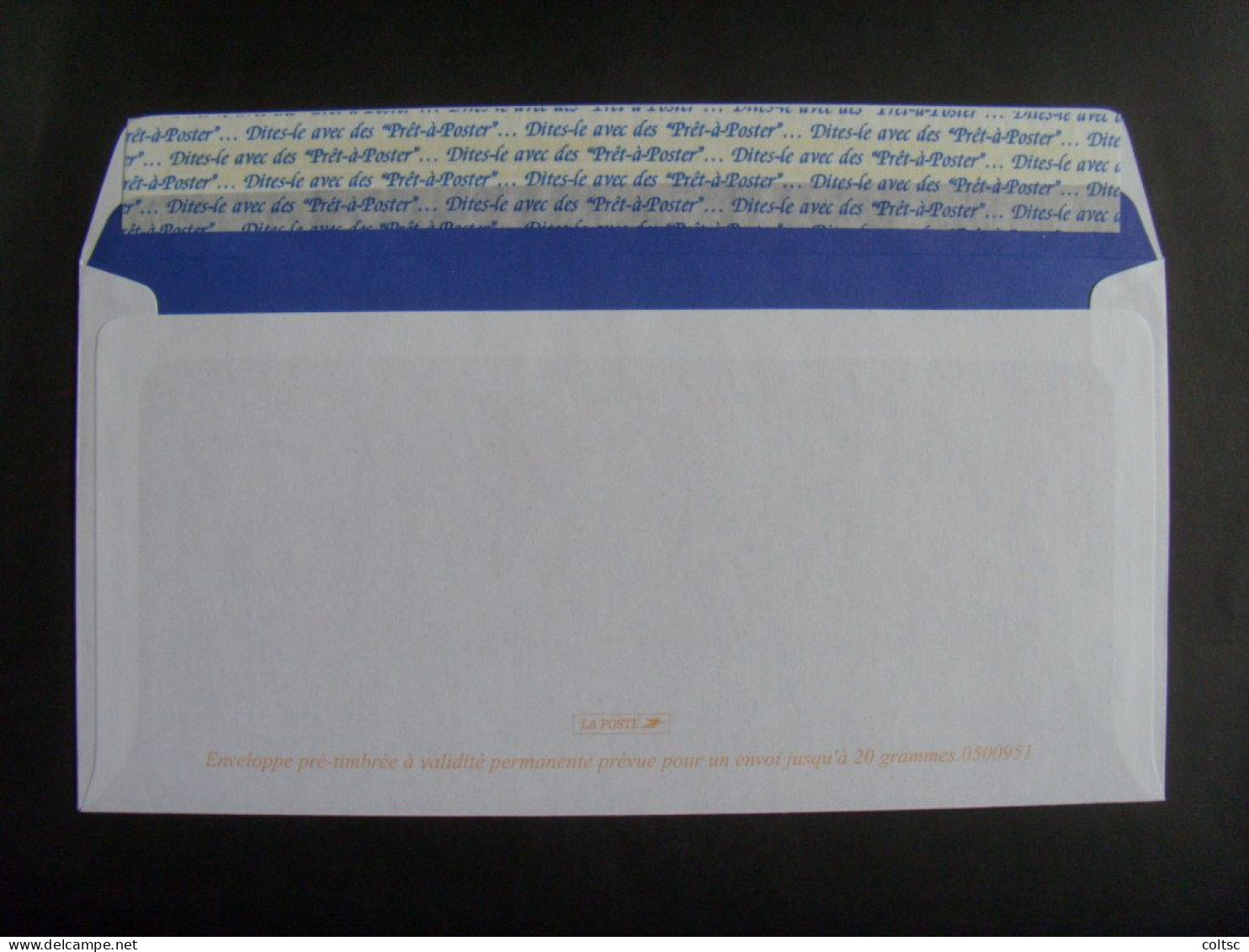 62- PAP TSC Lamouche ITVF CIC Banque SNVB, Sans Précasage, Agr. 0500951, Patte Autocollante,intérieur Bleu Foncé, N - Prêts-à-poster:Stamped On Demand & Semi-official Overprinting (1995-...)