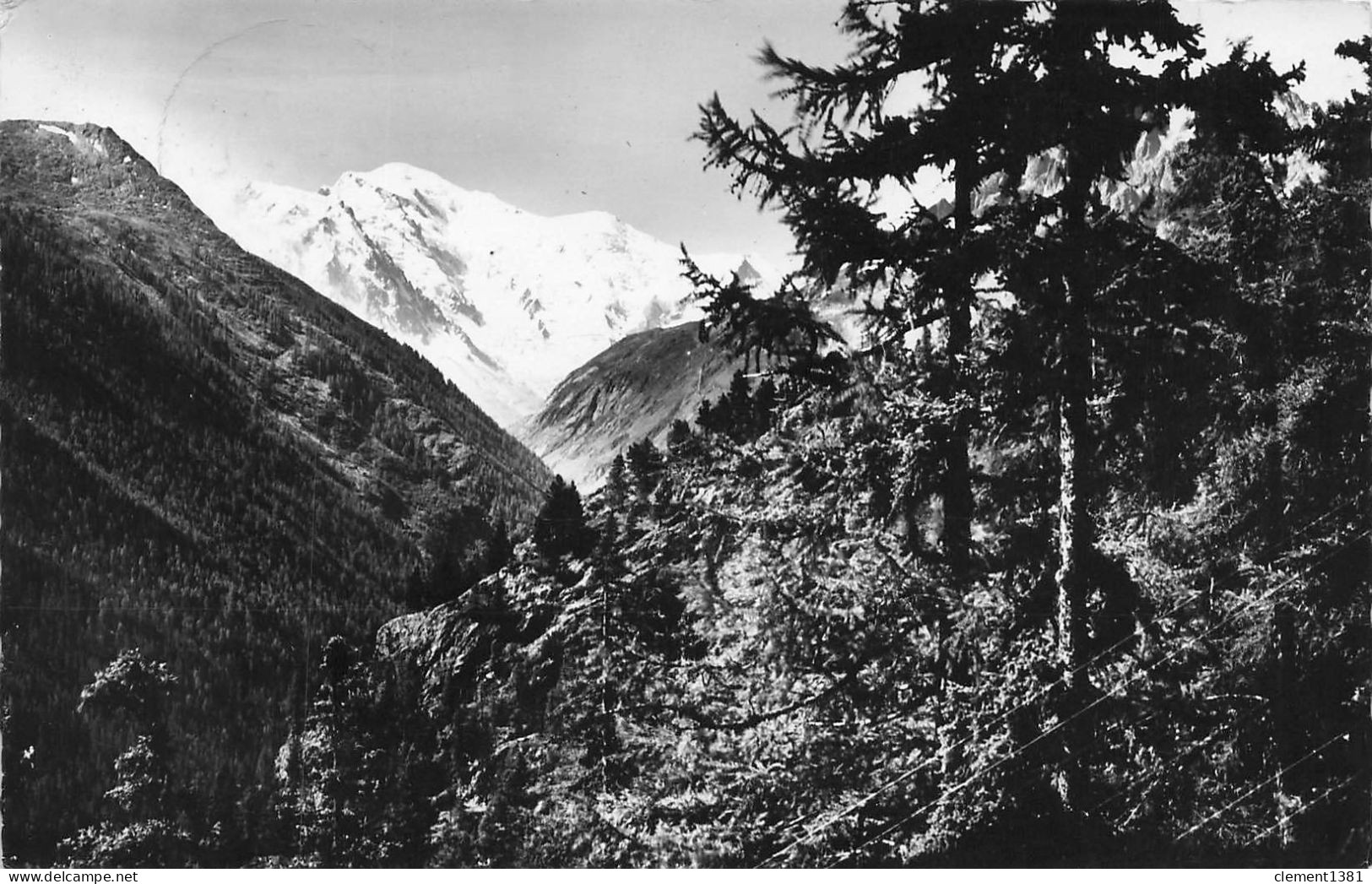 Finhaut Sentier Du Col De La Gueulaz Et Le Mont Blanc - Finhaut