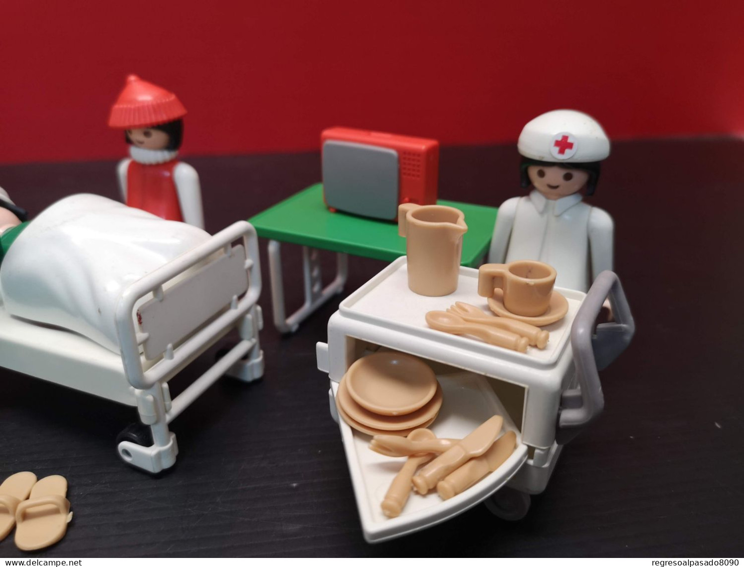 PLAYMOBIL Años 90. Habitación De Hospital Enfermeros. Ref. 3495 - Playmobil