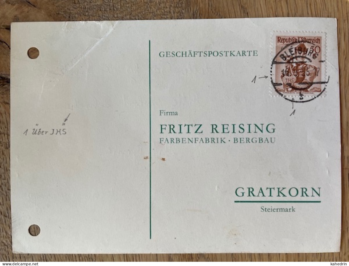 Österreich / Austria 1958, Plattenfehler / Druckzufälligkeit Mi. # 904: Über 'JHS': # - Errores & Curiosidades