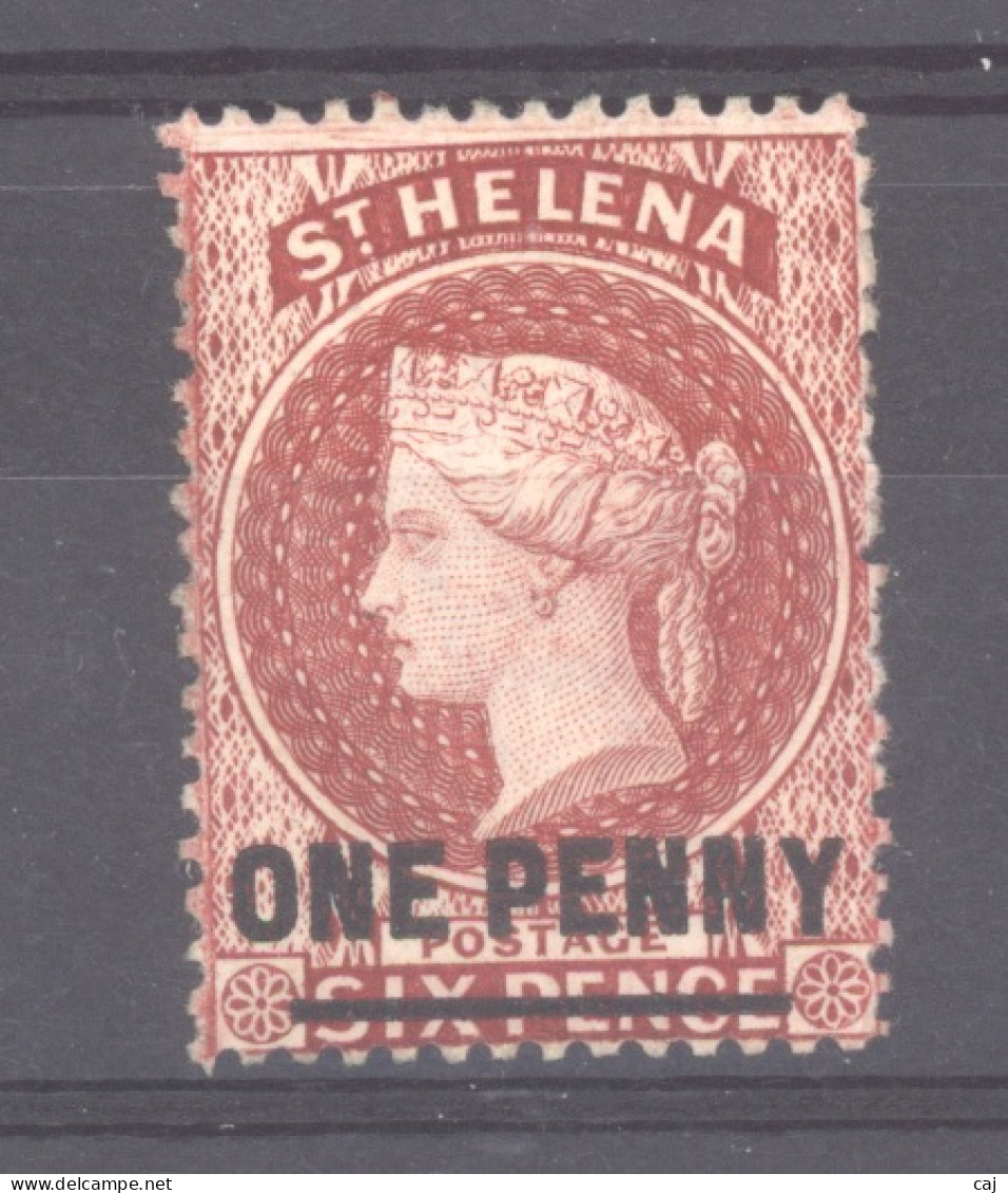 Sainte Hélène  :  Yv  5d  (*)  Dentelé 14 , Trait 14 ½ Mm - Saint Helena Island