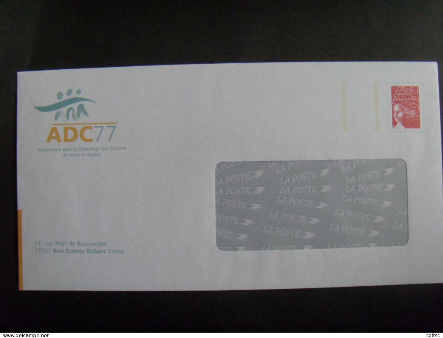 46- PAP TSC Luquet RF à Fenêtre, ADC77, Agr. 0308967, Neuf - Prêts-à-poster:Stamped On Demand & Semi-official Overprinting (1995-...)