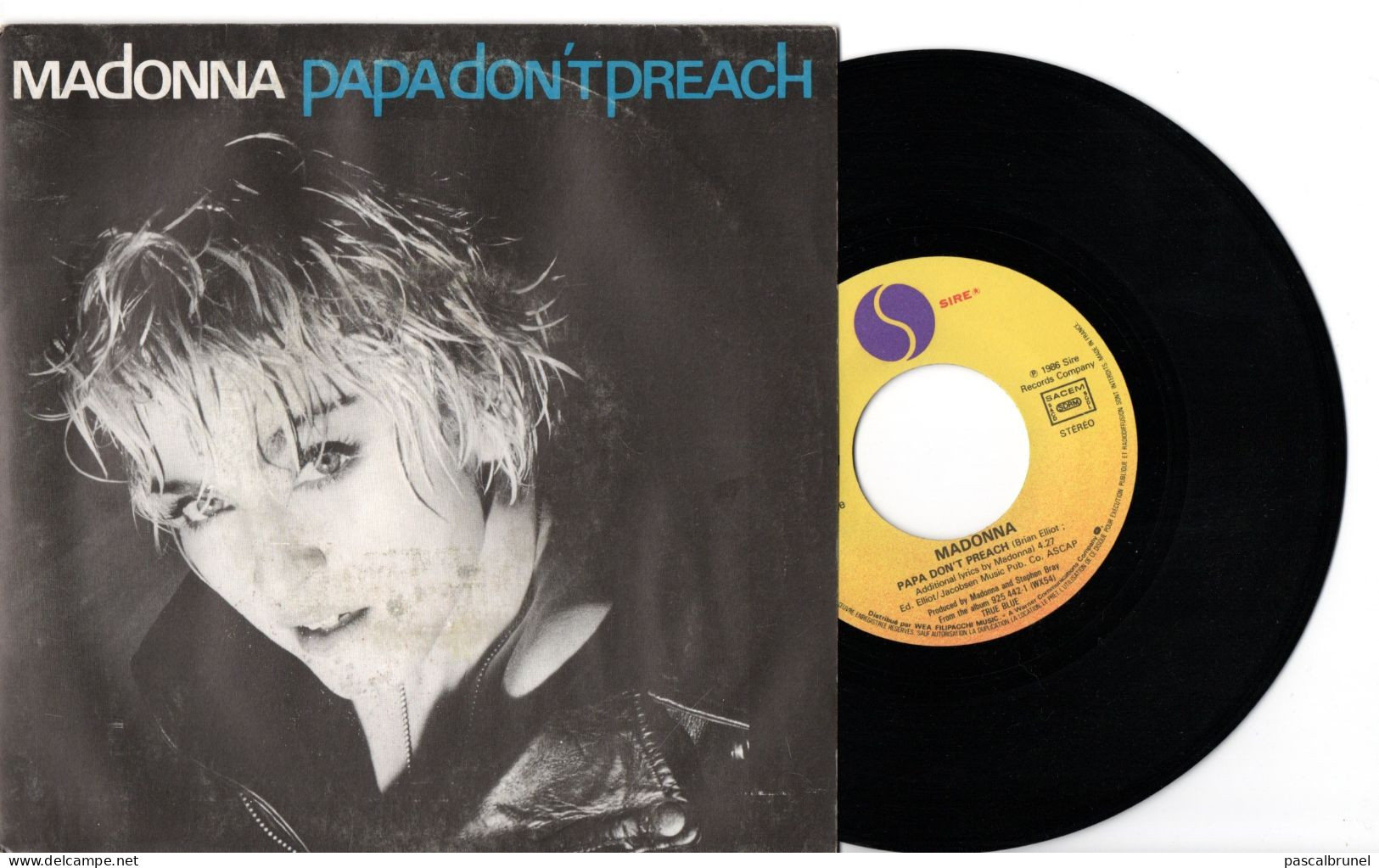 MADONNA - PAPA DON'T PREACH - Disco, Pop