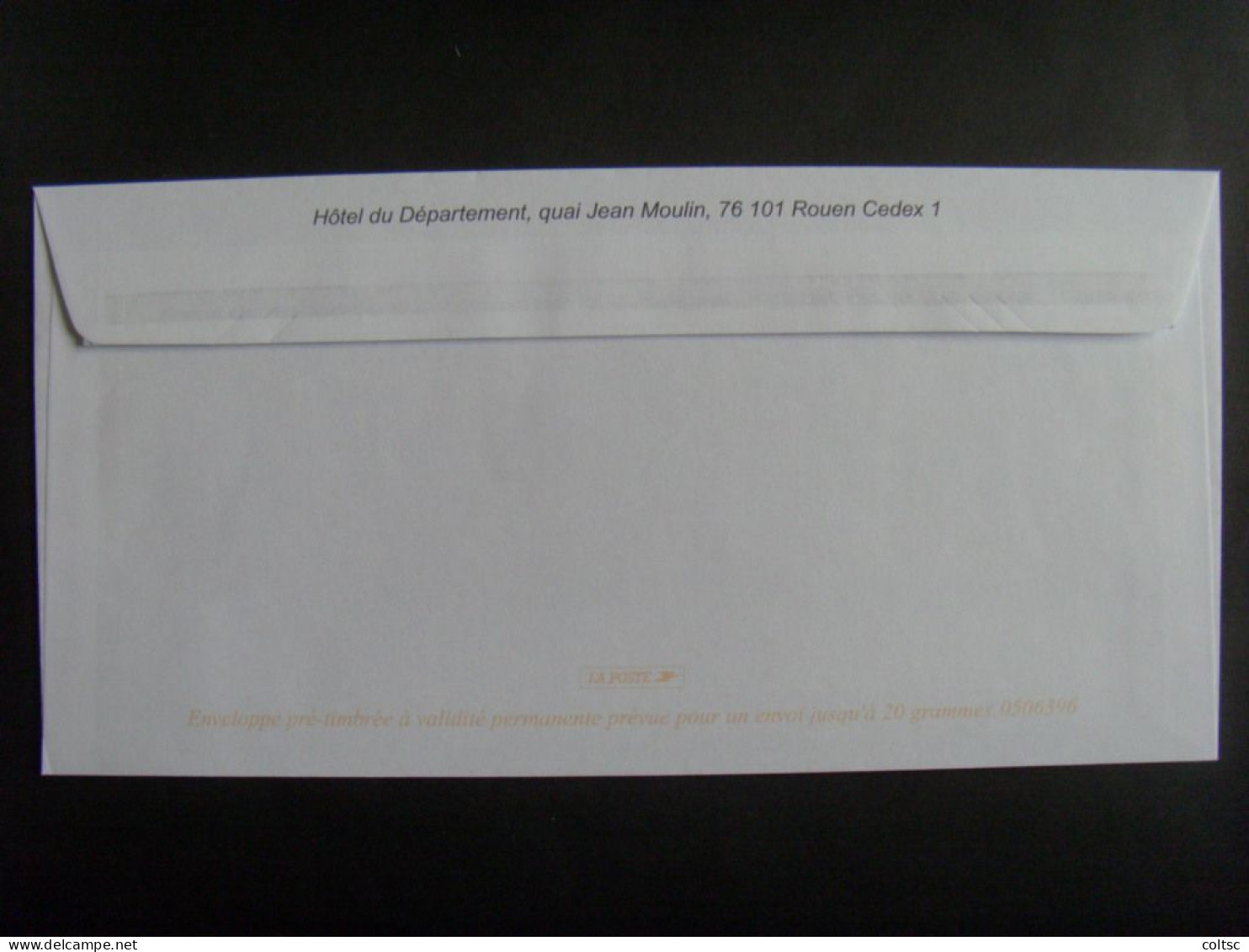 35- PAP TSC Lamouche ITVF Conseil Général De Seine Maritime, ERREUR (PAP Réponse) Neuf, Pas Courant (logo Orange)) - Listos A Ser Enviados: TSC Y Transplantados Semioficiales