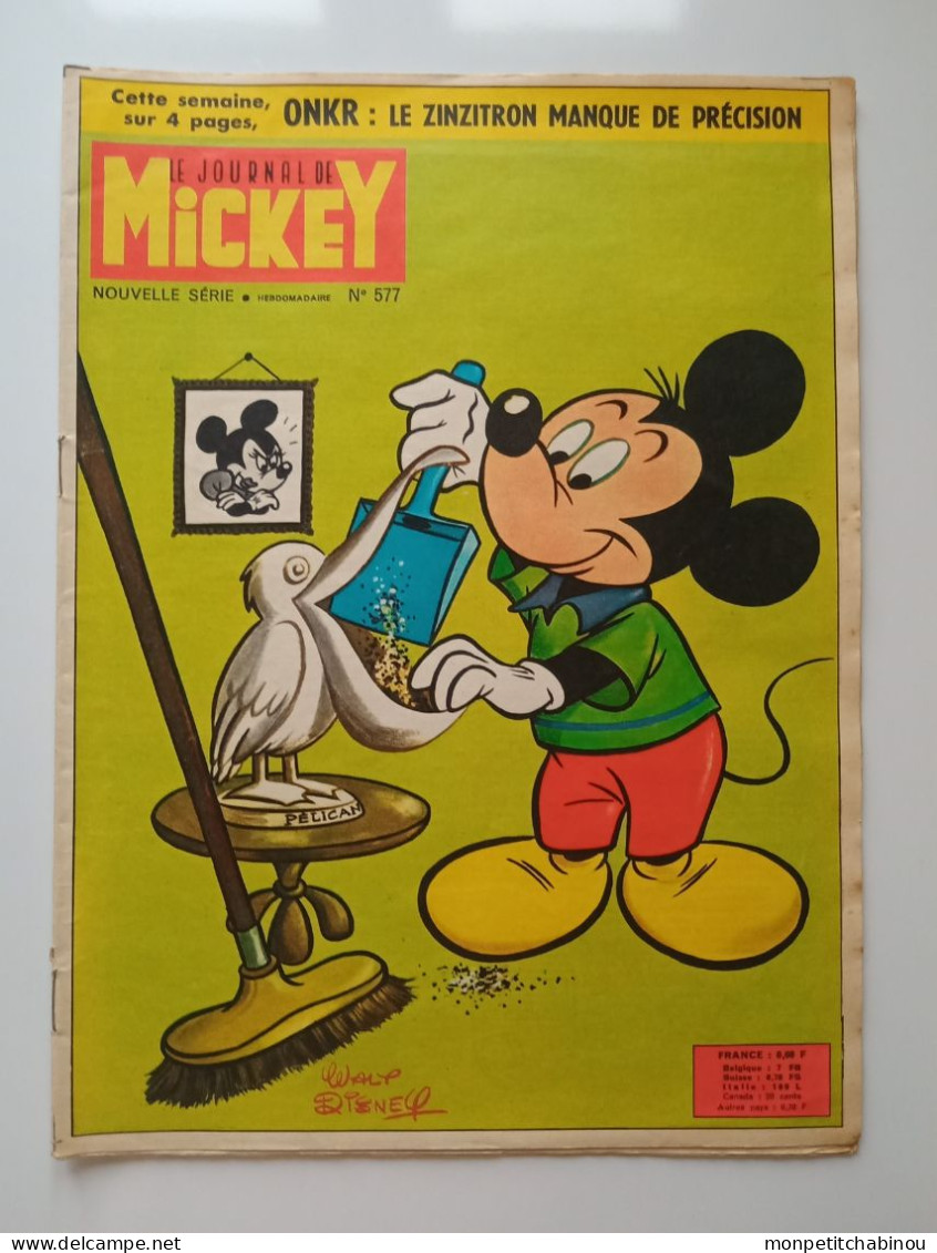 JOURNAL DE MICKEY N°577 (16 Juin 1963) - Disney