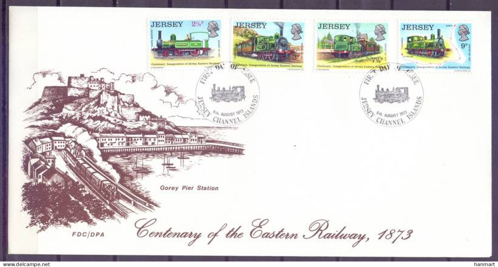 Jersey 1973 Mi 85-88 FDC  (XFDC ZE3 JRS85-88) - Other (Earth)