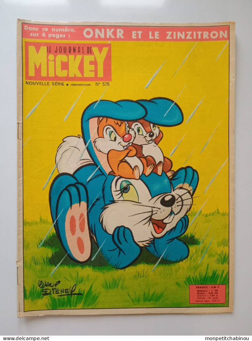 JOURNAL DE MICKEY N°576 (9 Juin 1963) - Disney