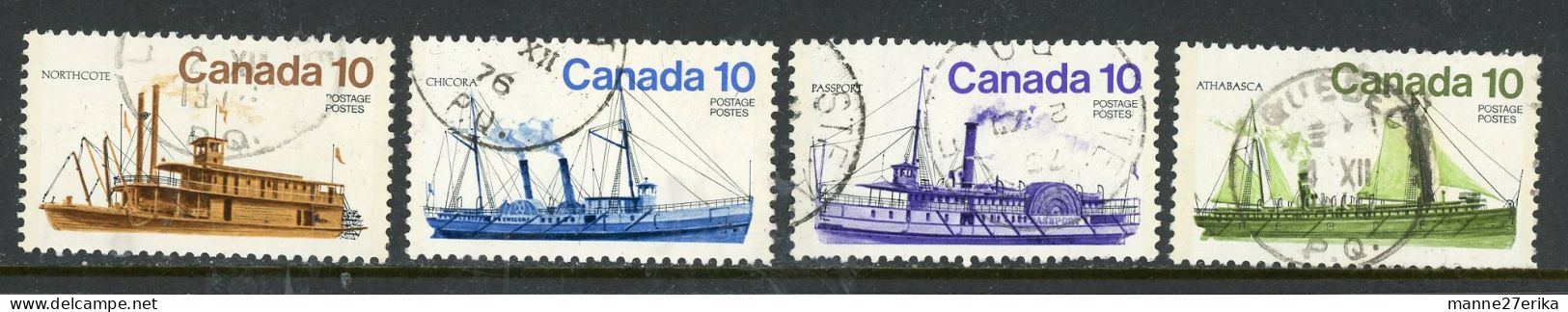 Canada USED 1976 Inland Vessels - Used Stamps