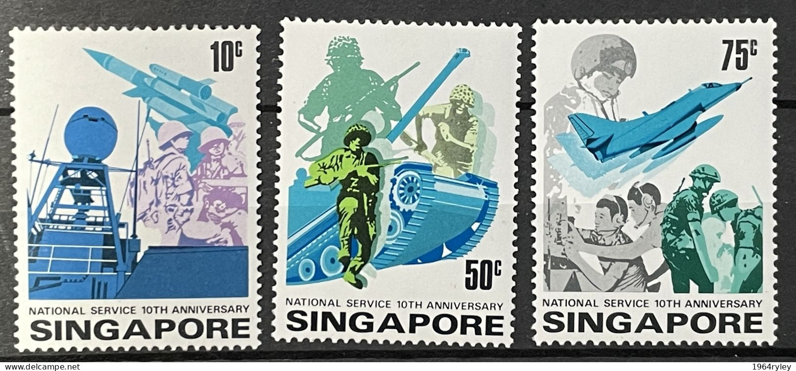 SINGAPORE - MH* - 1977 - # 259/261 - Singapur (1959-...)