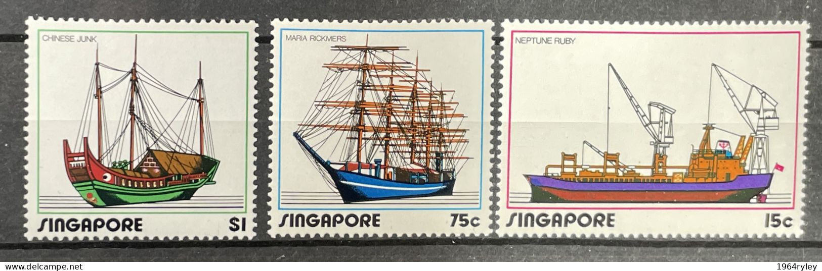 SINGAPORE - MNH** - 1972 - # 163/165 - Singapur (1959-...)