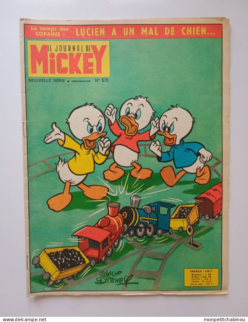 JOURNAL DE MICKEY N°570 (28 Avril 1963) - Disney