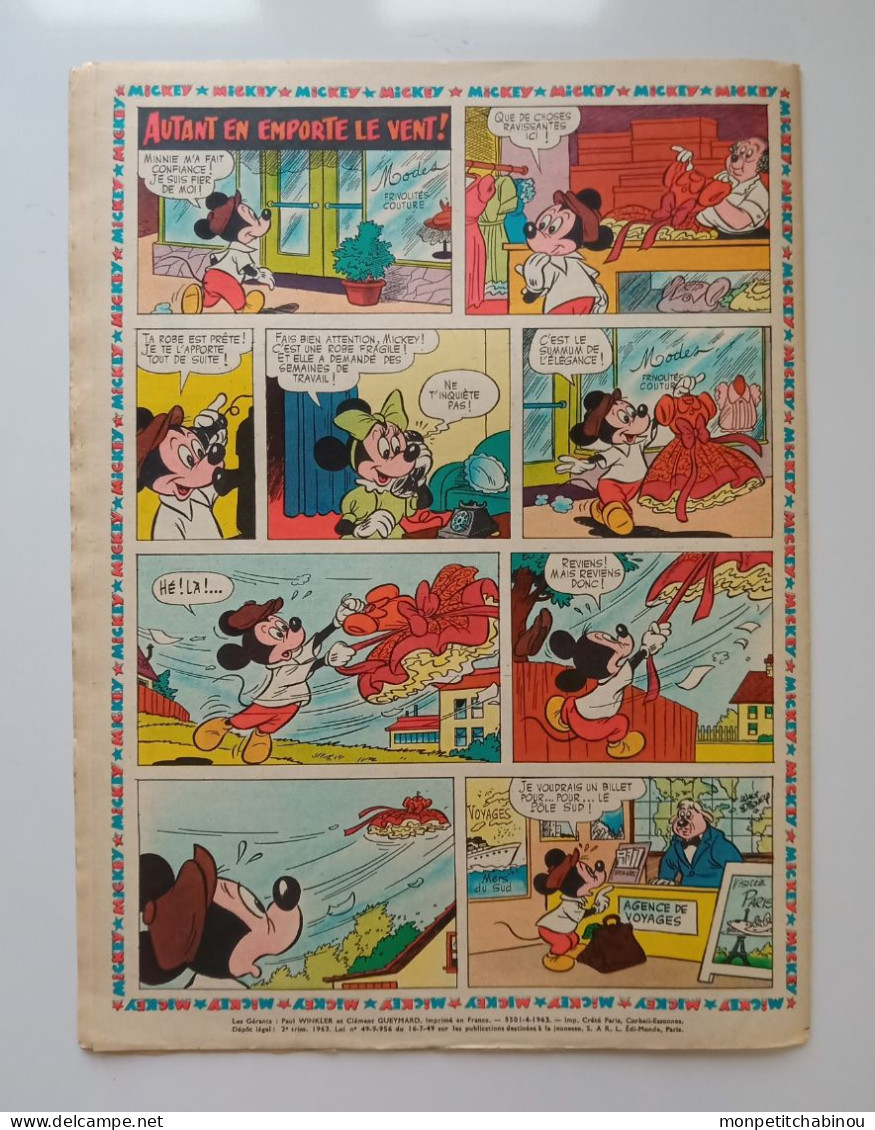 JOURNAL DE MICKEY N°570 (28 Avril 1963) - Disney