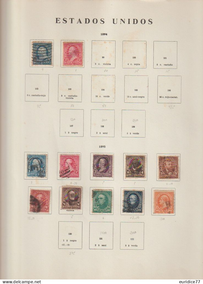 Estados Unidos United States USA - Coleccion 1851-1979 ALTO VALOR EN CATALOGO